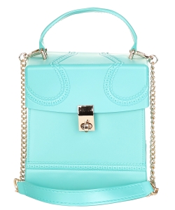 Fashion Jelly Clear Mini Bag 7066 GREEN